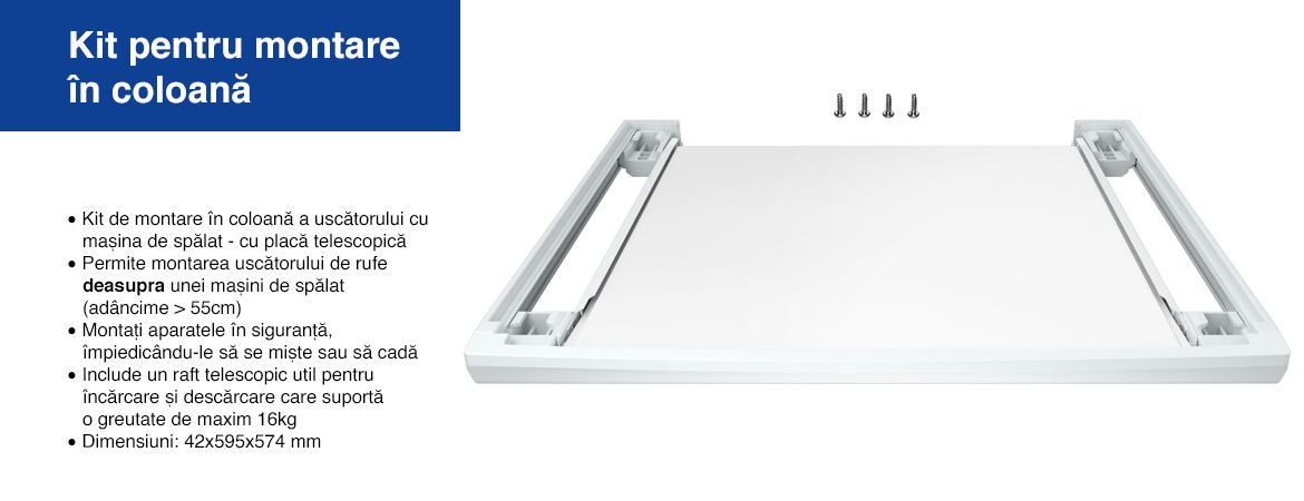 Kit montare în coloană BOSCH Zubehör für Waschen/Trocknen WTZ27500